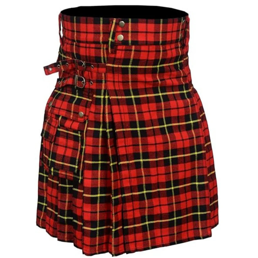 Premium Scottish Modern Tartan Irish Kilt - Made to Order