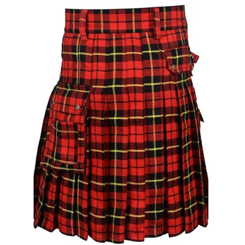 Premium Scottish Modern Tartan Irish Kilt - Made to Order