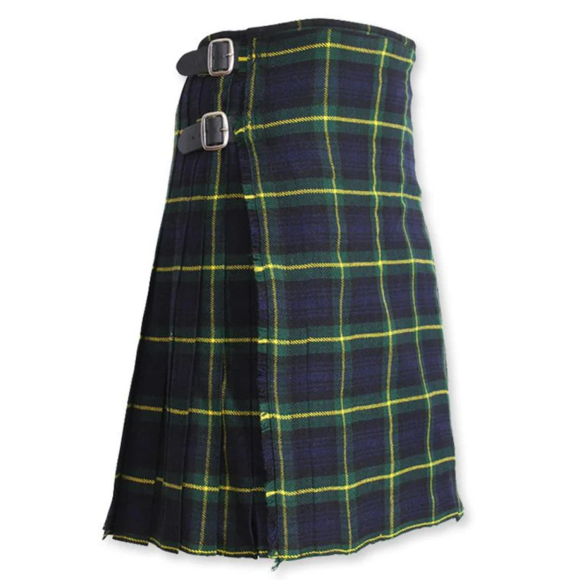 Scottish Handmade Gordon Modern Tartan Kilt – 16oz Heavyweight