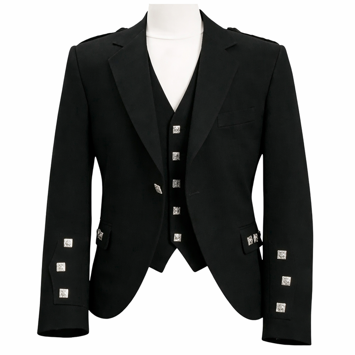 Premium Quality Argyle Kilt Jacket with Vest