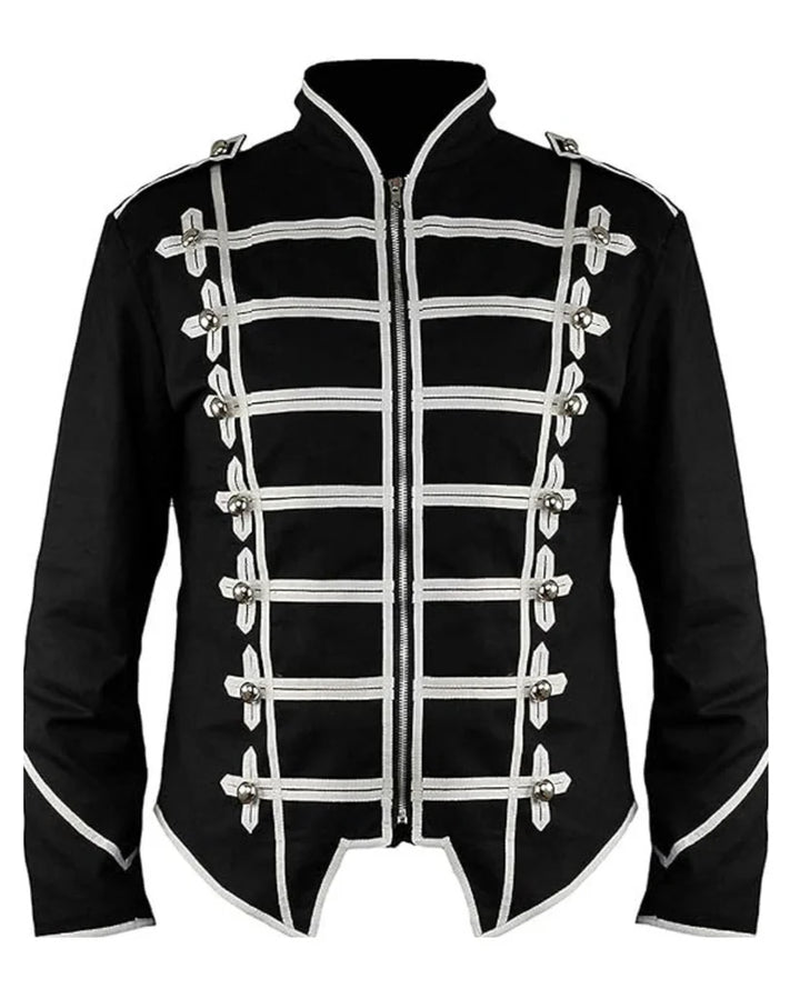 Steampunk Men’s Military Drummer Parade Jacket Gothic Clothing - Pride and Power