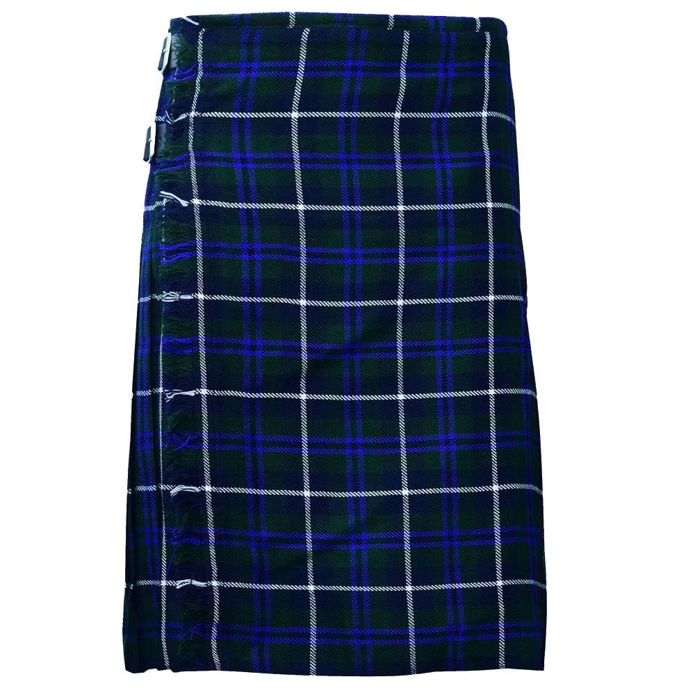 Blue Douglas 8 yard Tartan Kilt for Men