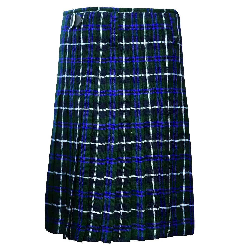 Blue Douglas 8 yard Tartan Kilt for Men